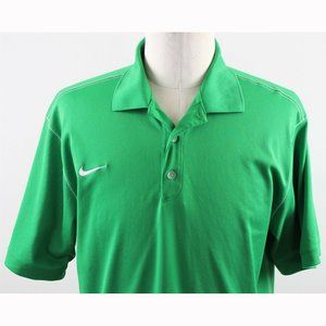 NEW Nike Golf Dri-Fit Sport Swoosh Polo Shirt LG